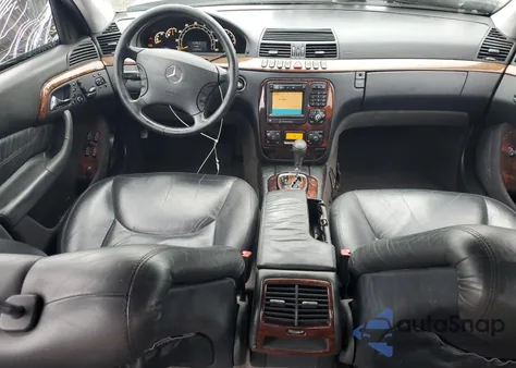 2001 Mercedes-Benz S 500 z USA, uszkodzony, nr VIN WDBNG75J61A159241